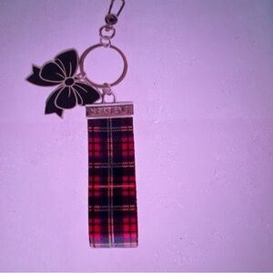 Harveys key charm Tartan